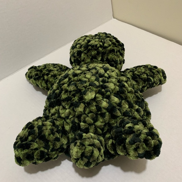 Sea Turtle Handmade Crocheted Large Plush Stuffed Sea Turtle - Picture 10 of 16